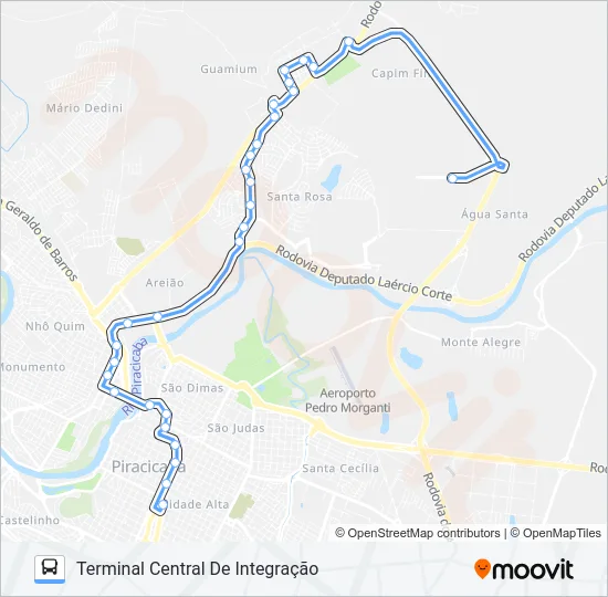 507 PQ. AUTOMOTIVO (VIA HYUNDAI)  Line Map