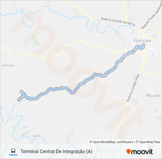 811 ANHUMAS / TERMINAL SÃO JORGE  Line Map