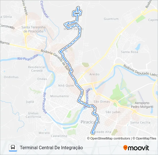 126 BOSQUES DO LENHEIRO Bus Line Map