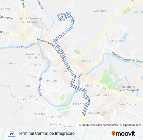 126 BOSQUES DO LENHEIRO Bus Line Map