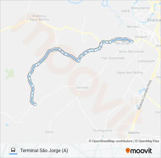 816 NOVA SUÍÇA / TSJ Bus Line Map