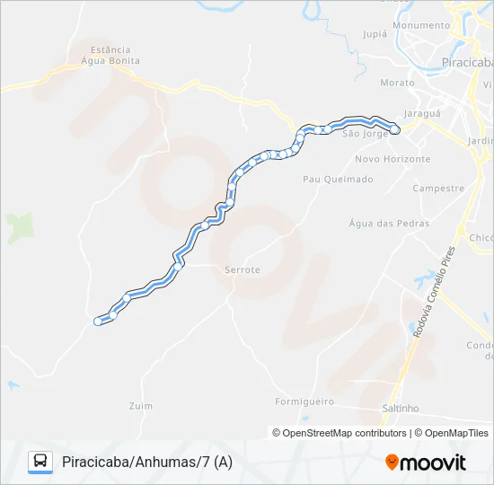 816 NOVA SUÍÇA / TSJ Bus Line Map