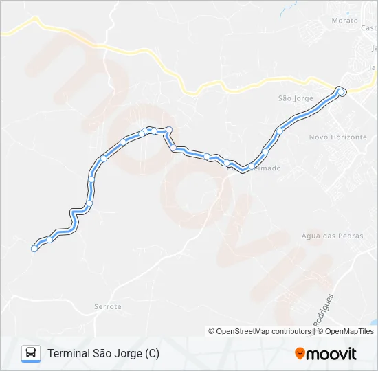 816 NOVA SUÍÇA / TSJ Bus Line Map