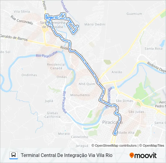 406 BESSY / TCI Bus Line Map