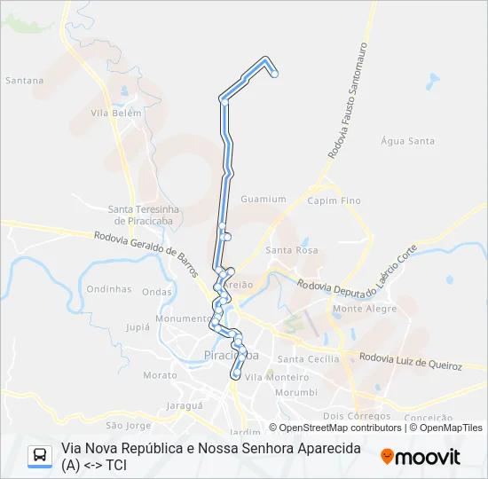 119 GODINHOS Bus Line Map