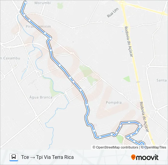 240 CECAP / TPI / CENTRO Bus Line Map