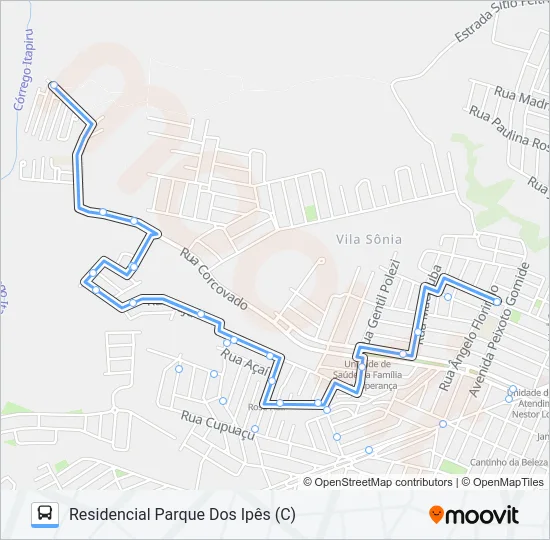 404 BOA ESPERANÇA Bus Line Map