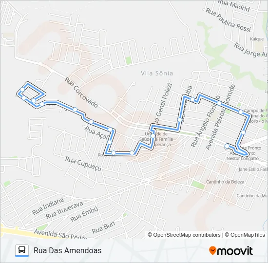 404 BOA ESPERANÇA Bus Line Map
