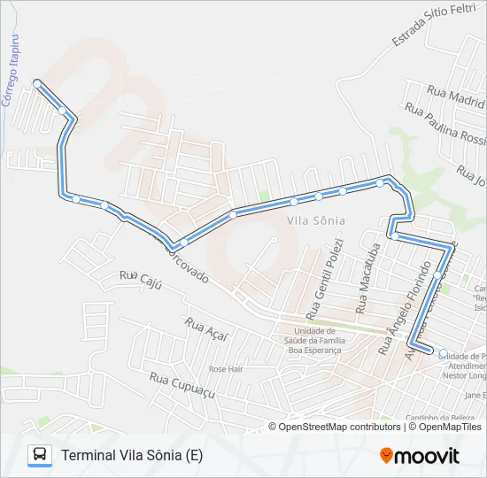 404 BOA ESPERANÇA Bus Line Map