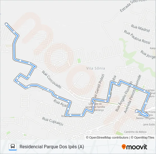 404 BOA ESPERANÇA Bus Line Map