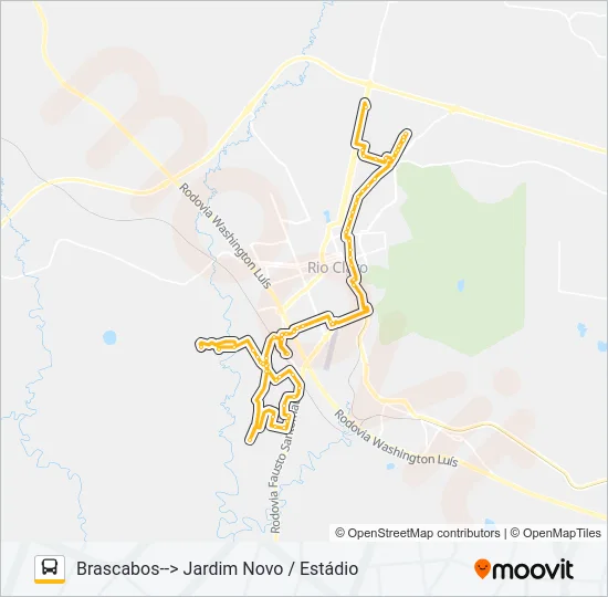 22 BRASCABOS Bus Line Map