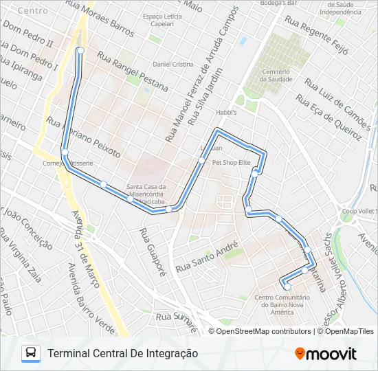 007 Bus Line Map