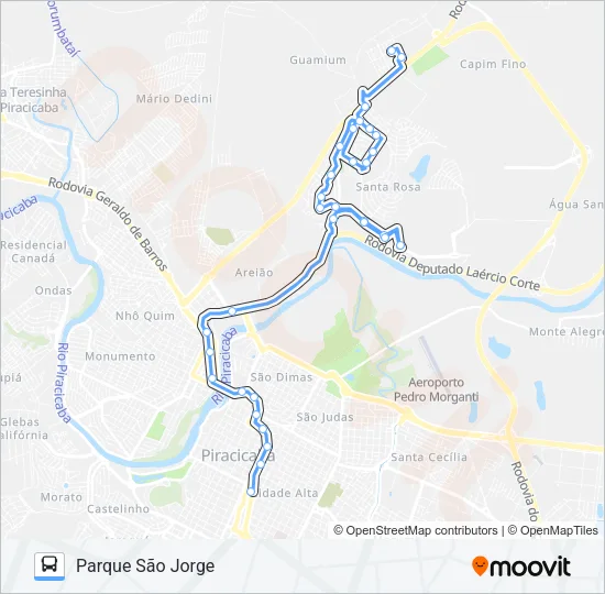 503 Bus Line Map