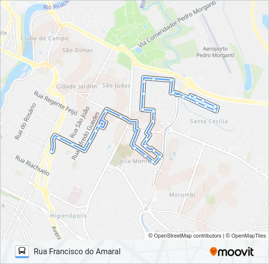 207 Bus Line Map