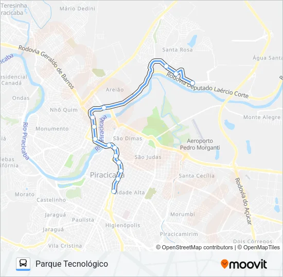 506 PARQUE TECNOLÓGICO Bus Line Map