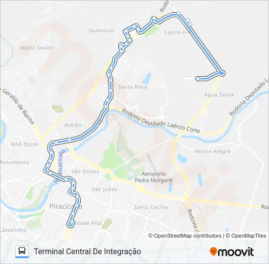 507 PARQUE AUTOMOTIVO (VIA HYUNDAI) Bus Line Map