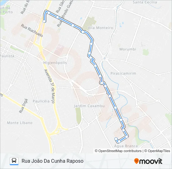 219 PARQUE 1º DE MAIO Bus Line Map