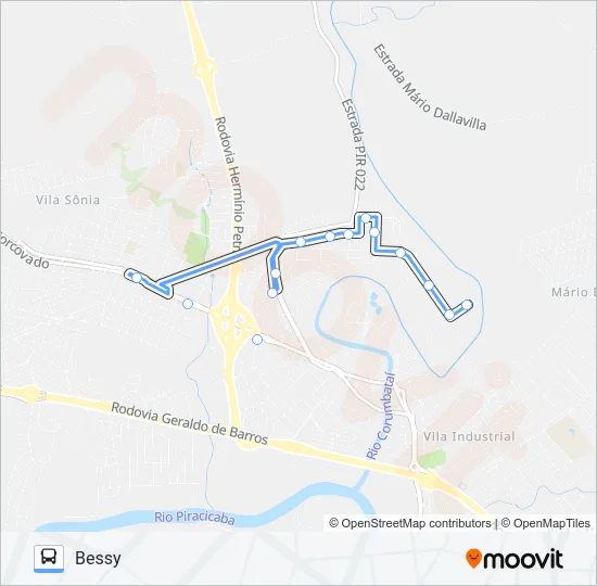 409 BESSY / TVS Bus Line Map