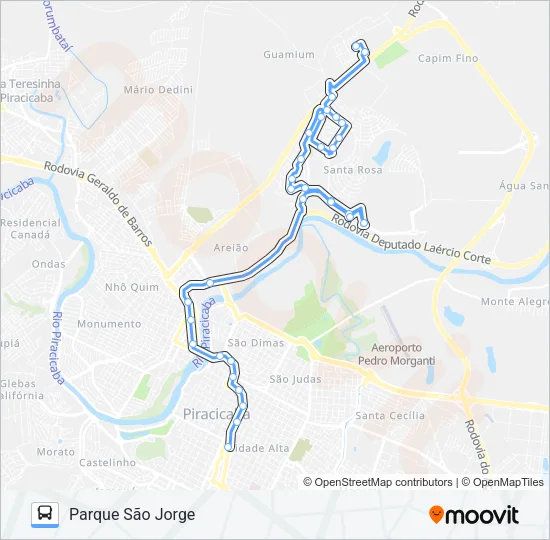 503 SANTA ROSA Bus Line Map