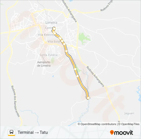 009 TATU (PARRONCHI) - TERMINAL Bus Line Map