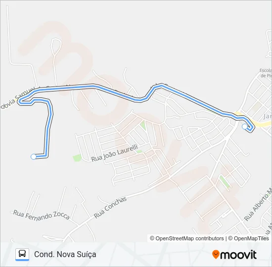 817 COND. NOVA SUIÇA /TSJ Bus Line Map