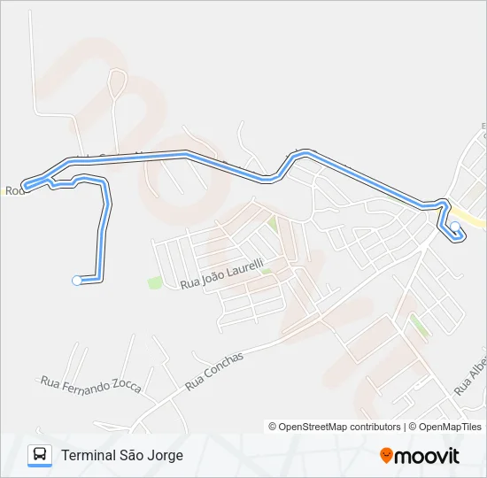 817 COND. NOVA SUIÇA /TSJ Bus Line Map