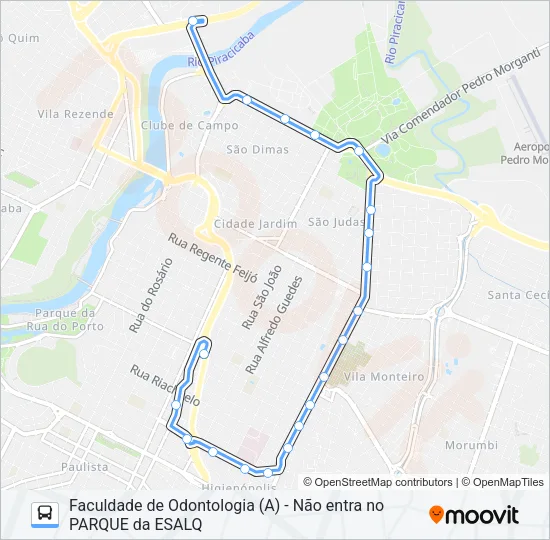 002 PANORÂMICA / TCI Bus Line Map