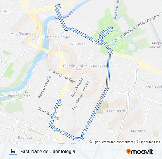 002 PANORÂMICA / TCI Bus Line Map