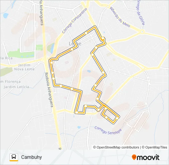 07 TERMINAL - CAMBUHY Bus Line Map