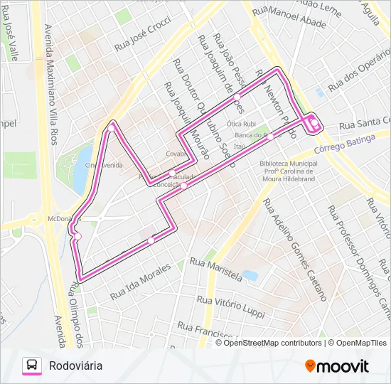 05 TERMINAL - RODOVIÁRIA Bus Line Map