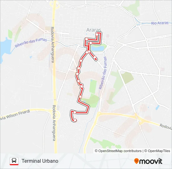 PARQUE INDUSTRIAL - NARCISO GOMES Bus Line Map