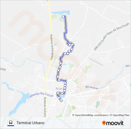 501 Bus Line Map