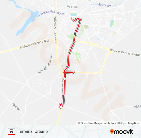 DISTRITO INDÚSTRIAL V Bus Line Map