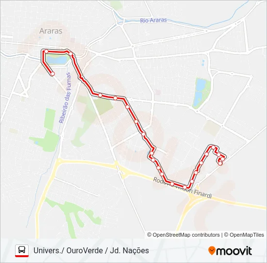 902 Bus Line Map