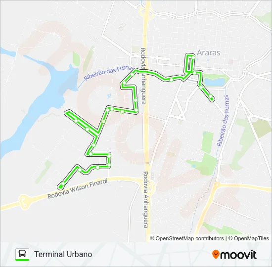 602 SOBRADINHO / DISTRITO INDÚSTRIAL Bus Line Map