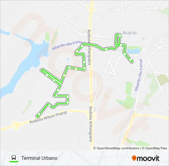 601 SOBRADINHO  / DISTRITO INDUSTRIAL Bus Line Map