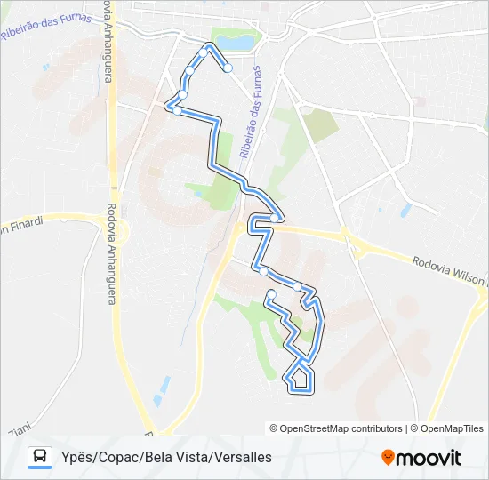 1002 Bus Line Map