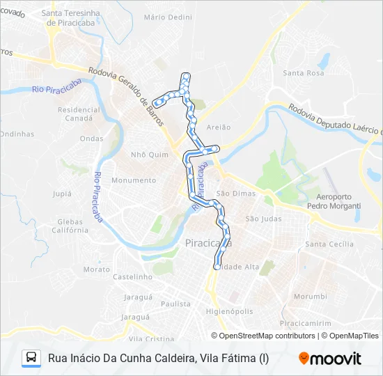 0123 VILA FÁTIMA  Line Map