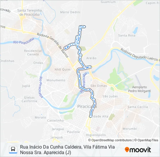 0123 VILA FÁTIMA  Line Map