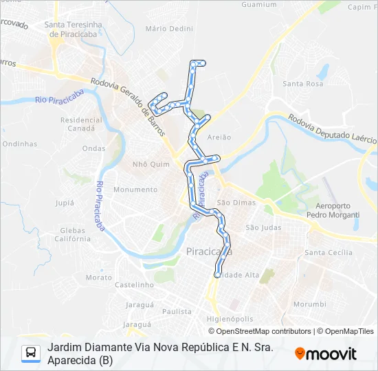 0123 VILA FÁTIMA  Line Map