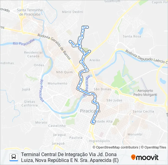 0123 VILA FÁTIMA  Line Map