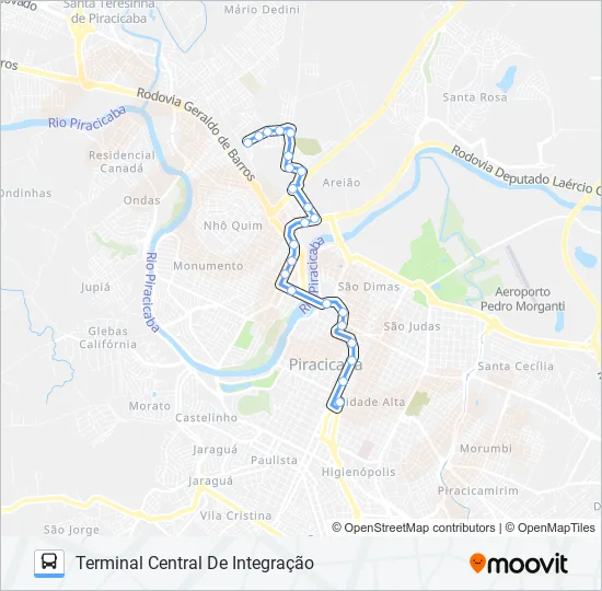 0123 VILA FÁTIMA  Line Map