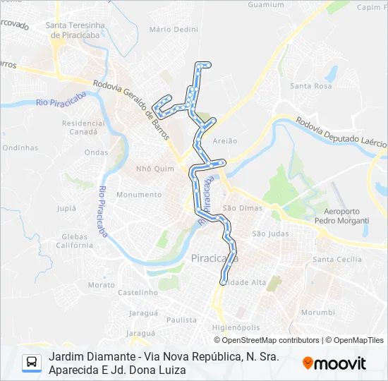 0123 VILA FÁTIMA  Line Map