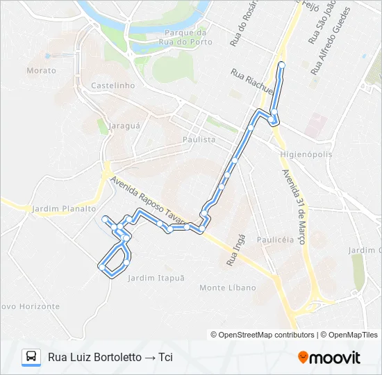 0324 JARDIM GLÓRIA  Line Map