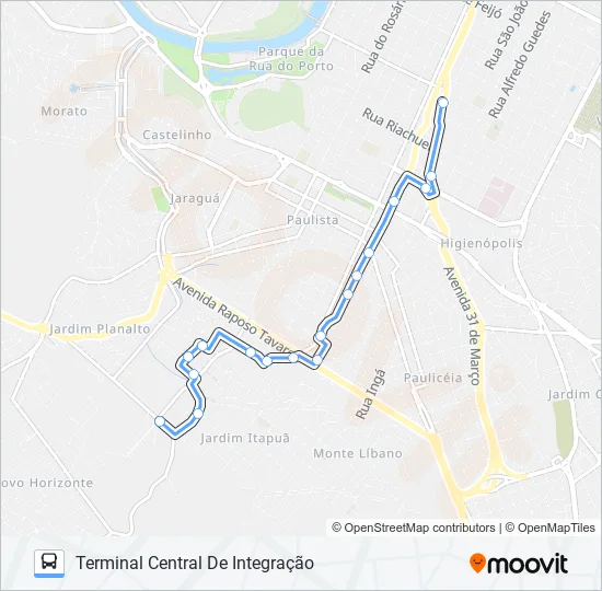 0324 JARDIM GLÓRIA  Line Map