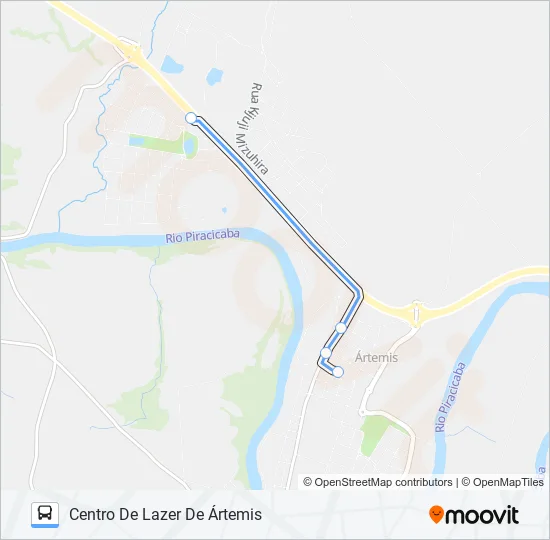 0403 LAGO AZUL  Line Map