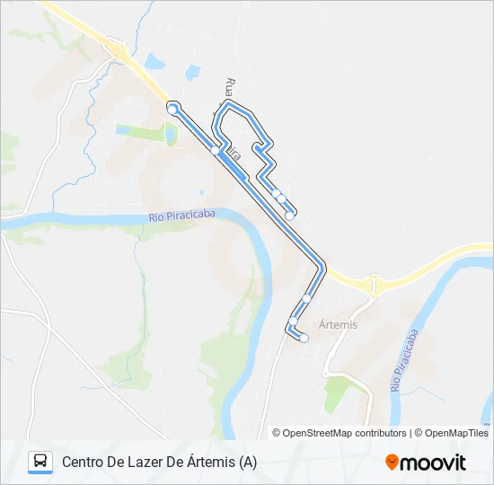 0403 LAGO AZUL  Line Map
