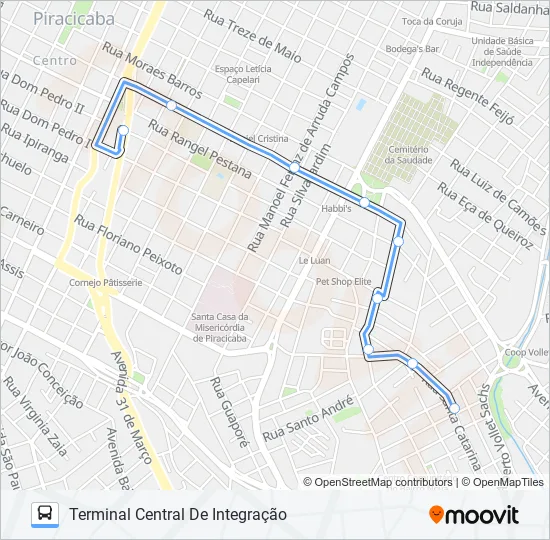 0007 NOVA AMÉRICA  Line Map
