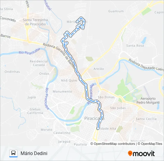 0120 MÁRIO DEDINI  Line Map