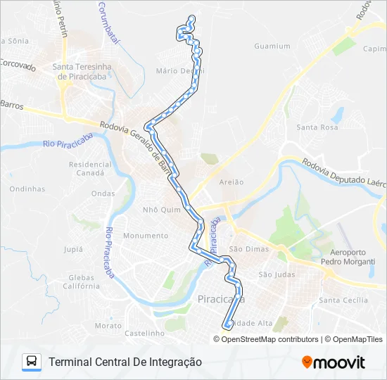 0124 JARDIM GILDA  Line Map
